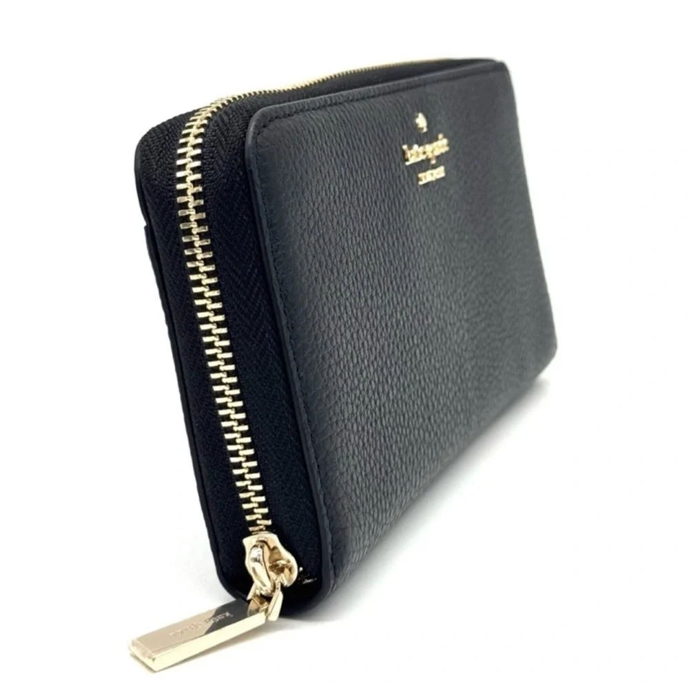 Kate Spade Leila Large Continental Wallet Black/Gold